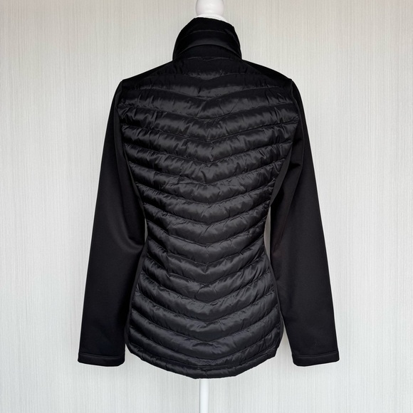 32 DEGREES HEAT Mixed Media Puffer Jacket XS Black Lightweight Packable Outdoor - Picture 5 of 11